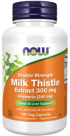 NOW Foods Milk Thistle Extract Double 300mg 100 kapsułek