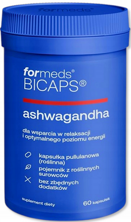 ForMeds BICAPS ashwagandha 60 kapsułek