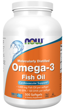 NOW Foods Omega-3 180 EPA 120 DHA 500 kapsułek żelowych