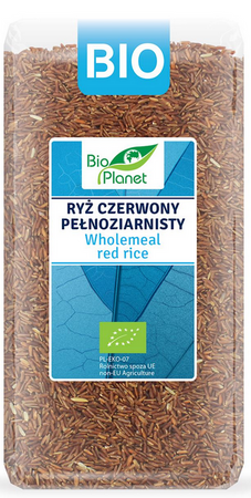 BIO PLANET Ryż czerwony pełnoziarnisty bio 500g