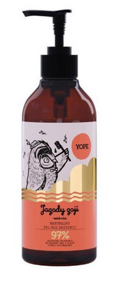 YOPE Żel pod prysznic Jagody Goji i Wiśnia Naturalny 400ml