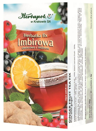HERBAPOL KRAKÓW Herbata imbirowa fix 20x3g 