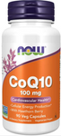 NOW Foods CoQ10 koenzym Q10 100mg 90 kapsułek