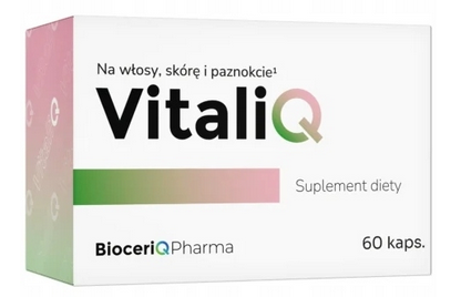 Bioceriq Pharma VitaliQ włosy skóra paznokcie 60 kapsułek