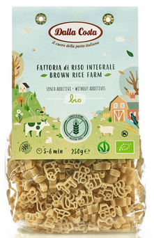  DALLA COSTA Makaron z ryżu brązowego bezglutenowy 250g