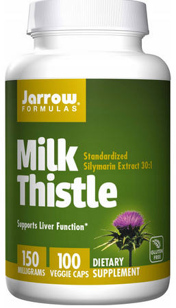 Jarrow Formulas Milk Thistle Ostropest plamisty 150mg 100 vege kapsułek