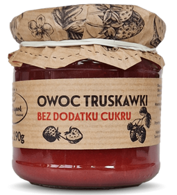 HERBAPOL KRAKÓW Owoc truskawki bez dodatku cukru 190g