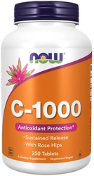 NOW Foods Witamina C1000 Sustained Release 250 tabletek