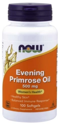 NOW Foods Evening Primrose Oil olej z wiesiołka 500mg 100 kapsułek żelowych