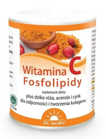 Dr. Jacob's Witamina C fosfolipidy dzika róża cynk proszek 150g