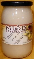 MIÓD RZEPAKOWY nektarowy Polska 950g