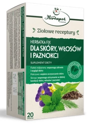 HERBAPOL KRAKÓW Herbatka fix dla skóry,włosów i paznokci 20x2g (saszetki)