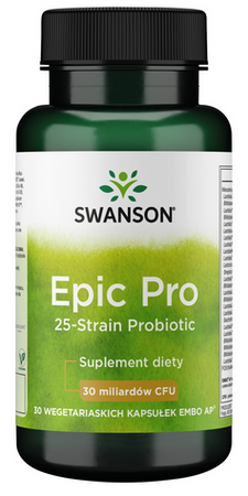 Swanson Epic Pro 25-Strain probiotyk 30 vege kapsułek