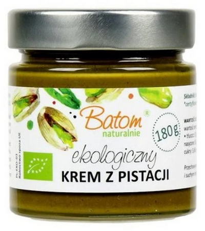 Batom Krem z pistacji ekologiczny bio 180g