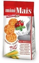  FIORENTINI Krążki kukurydziane z pomidorami i bazylią BIO 50 g