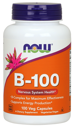 NOW Foods B-100 witamina B-Complex 100 vege kapsułek