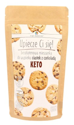 Pięć Przemian Mieszanka na keto ciastka z czekoladą 365g