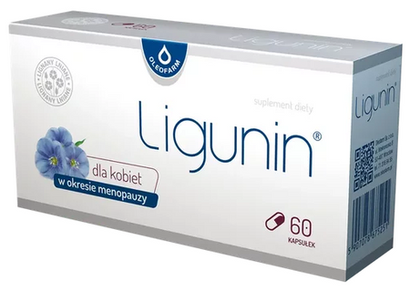 OLEOFARM Ligunin menopauza lignany lniane 60 kapsułek