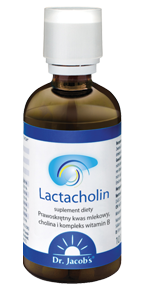 Dr. Jacob's Lactacholin Prawoskrętny kwas mlekowy cholina kompleks witamin grupy B 100ml