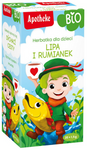 APOTHEKE Herbatka dla dzieci lipa rumianek mięta BIO 20x1,5g