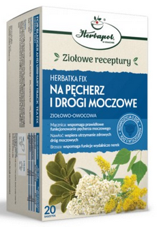 HERBAPOL KRAKÓW Herbatka fix na pęcherz i drogi moczowe (20x2g) saszetki