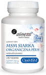 aliness MSM Siarka organiczna plus 180 tabletek