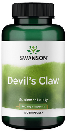 Swanson Devil's Claw diabelski czarci pazur 500mg 100 kapsułek