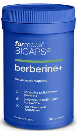 ForMeds BICAPS berberine plus ostropest 60 kapsułek