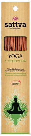 Sattva Ayurveda kadzidło Yoga & Meditation 15 szt.