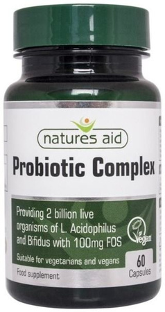 Natures Aid Probiotic Complex probiotyk 60 kapsułek