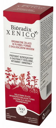 XenicoPharma Bioradix XENICO diglicynian żelazo 500ml