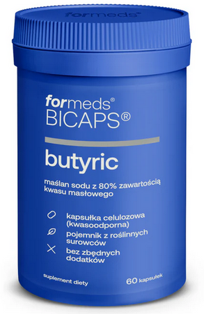ForMeds BICAPS butyric maślan sodu 60 kapsułek