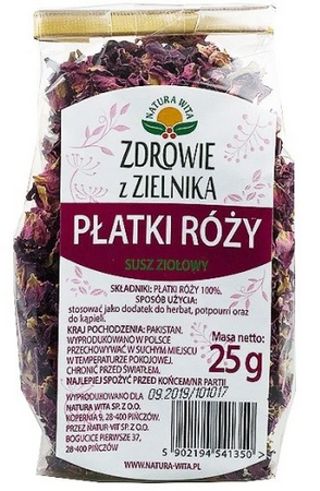NATURA WITA Płatki Róży 25g