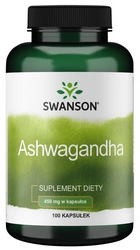 Swanson Ashwagandha żeń-szeń indyjski 450mg 100 kapsułek 