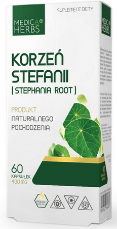 Medica Herbs Korzeń Stefanii stephania root 60 kapsułek