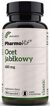 PharmoVit Ocet jabłkowy 400mg 90 kapsułek
