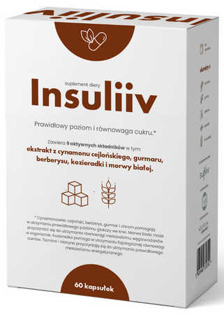 Insuliiv prawidłowy poziom i równowaga cukru 60 kapsułek