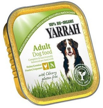 (DLA PSA) KAWAŁKI KURCZAKA Z WARZYWAMI BIO 150 g - YARRAH
