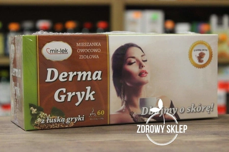 MIR-LEK DERMA GRYK Skóra mieszanka owocowo ziołowa 60 saszetek