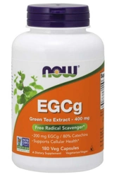 Now Foods EGCg Green Tea Extract Zielona herbata 400mg 180 kapsułek