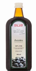 POLSKA RÓŻA Sok Jagoda 100% 500ml