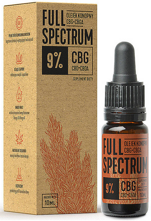 Full Spectrum olejek konopny 9% CBG+CBGA 10ml
