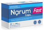 Narum Fast Zdrowe jelita 200mg 30 kapsułek