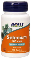 NOW Foods Selenium selen 100mcg 100 tabletek