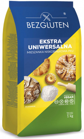 BEZGLUTEN Ekstra uniwersalna mieszanka niskobiałkowa PKU 1kg
