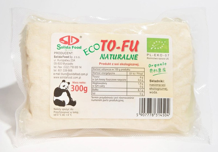 SOLIDA FOOD Tofu naturalne BIO 300g