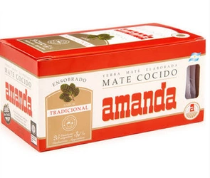 Yerba Mate Amanda czerwona klasyczna ekspresowa 3g x 25 (saszetki)