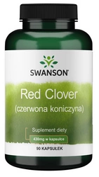 Swanson Red Clover Blossom czerwona koniczyna 430mg 90 kapsułek