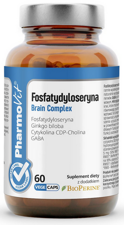 PharmoVit Fosfatydyloseryna Brain Complex 60 vege kapsułek