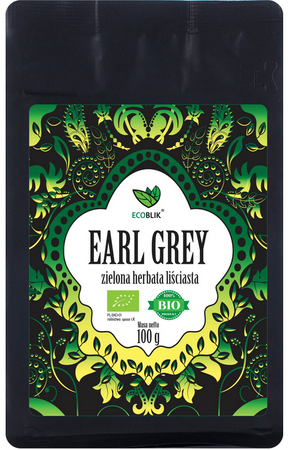EcoBlik Herbatka zielona EARL GREY luz EKO 100g